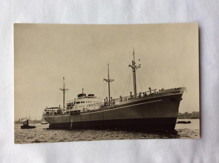 Vrachtschip m.s. Lekhaven, Verzamelen, Foto's en Prenten, Zo goed als nieuw, Foto, Overige onderwerpen, 1940 tot 1960, Ophalen of Verzenden