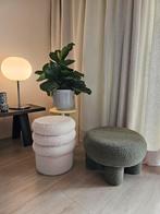 Teddy poef hocker salontafel bijzettafeltje, Ophalen, Teddy, Rond, Zo goed als nieuw
