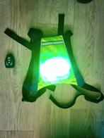 LED lichtgevend vest met ab ook voor aan tas., Geel, Maat 46/48 (XL) of groter, Nieuw, Ophalen of Verzenden