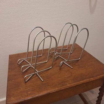Vintage Ikea Flit boekensteunen bookends metaal 90s beschikbaar voor biedingen