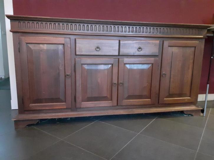 Dressoir met spiegel, Huis en Inrichting, Kasten | Dressoirs, Gebruikt, 25 tot 50 cm, Ophalen of Verzenden