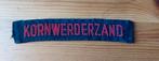 Naamlint Kornwerderzand, Ophalen of Verzenden, Landmacht, Nederland, Embleem of Badge
