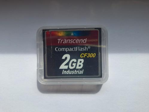 Transcend 2GB Industrial CF300 2GB, Audio, Tv en Foto, Fotografie | Geheugenkaarten, Gebruikt, Compact Flash (CF), 2 GB, Fotocamera