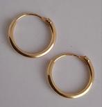 Gouden oorbellen 14 karaat gouden creolen 13 mm doorsnede, Sieraden, Tassen en Uiterlijk, Oorbellen, Ophalen of Verzenden, Goud