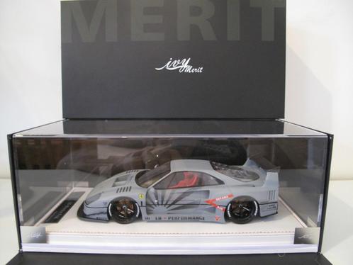 Ferrari F40 LM Libertyworks zero fighter grey IVY MERIT 1/18, Hobby en Vrije tijd, Modelauto's | 1:18, Nieuw, Auto, Overige merken