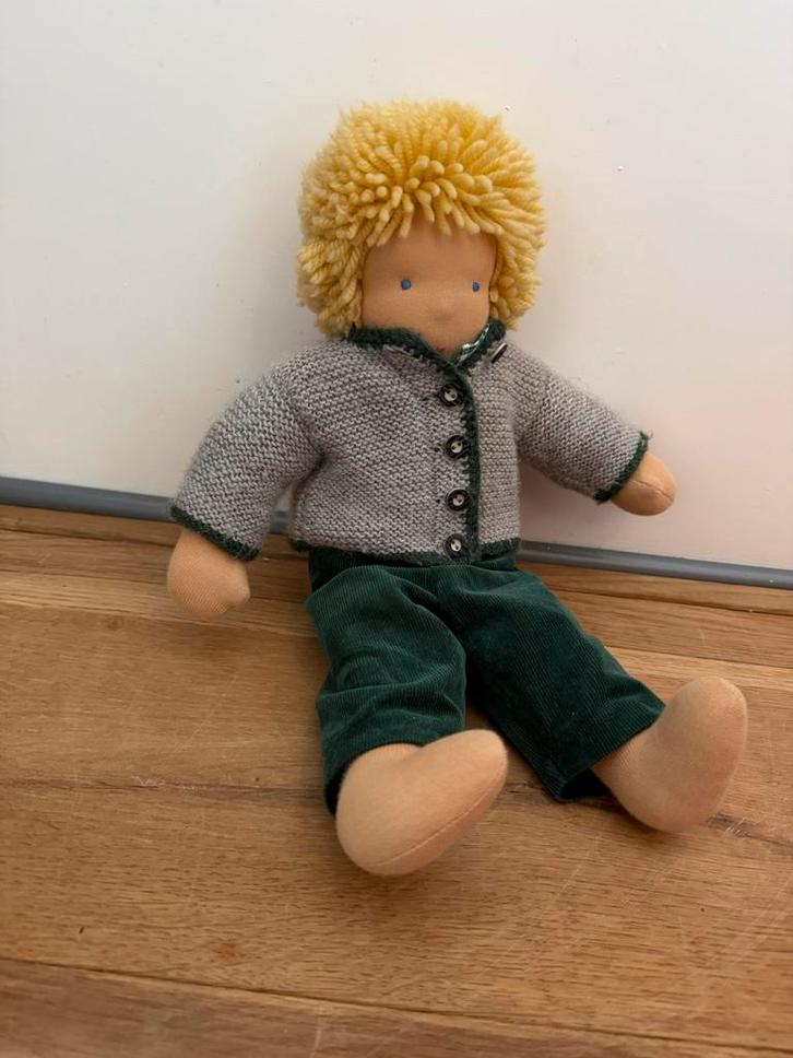 Antroposofische Pop - Handgemaakt, Kinderen en Baby's, Speelgoed | Poppen, Gebruikt, Overige typen, Ophalen of Verzenden