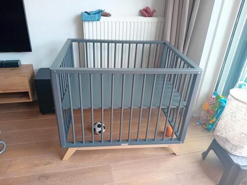 Bopita box lynn 80x100cm met evt. speelgoed, Kinderen en Baby's, Boxen, Zo goed als nieuw, Rechthoekig, In hoogte verstelbaar
