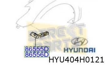 Hyundai i30 (7/07-4/12) voorbumpersteun Links buiten (scherm beschikbaar voor biedingen