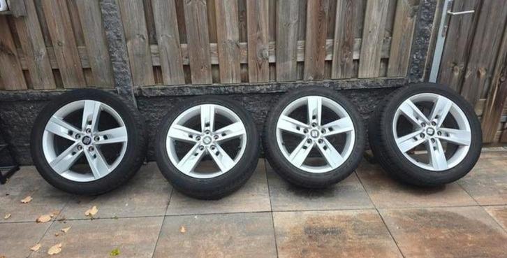 17 inch lichtmetalen velgen met banden Seat Leon 17 inch, Auto-onderdelen, Overige Auto-onderdelen, Audi, Seat, Volkswagen, Gebruikt