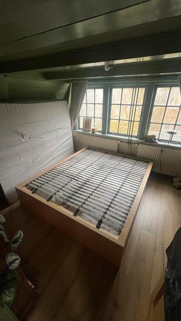 Ikea Malm bed 160x200 + Lönset + 2 lades - afbeelding 1