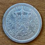 halve gulden 1912 Wilhelmina, Postzegels en Munten, Munten | Nederland, Ophalen, ½ gulden, Zilver, Koningin Wilhelmina