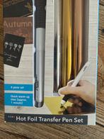 * nieuw * hot foil transfer pen set / pennenset met folie, Ophalen of Verzenden, Nieuw, Materiaal