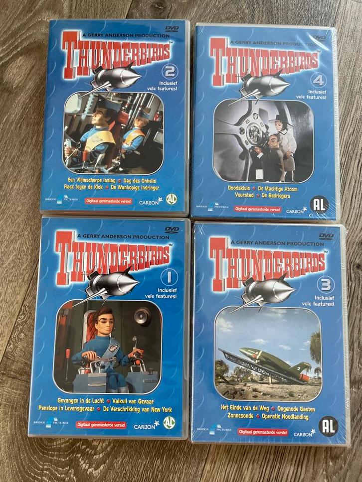 Thunderbirds DVD Boxset Volumes 1-4, Cd's en Dvd's, Dvd's | Tv en Series, Nieuw in verpakking, Science Fiction en Fantasy, Boxset
