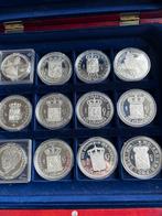 Zilveren munten in kistje met certificaat, Ophalen of Verzenden, Nederland, Munten