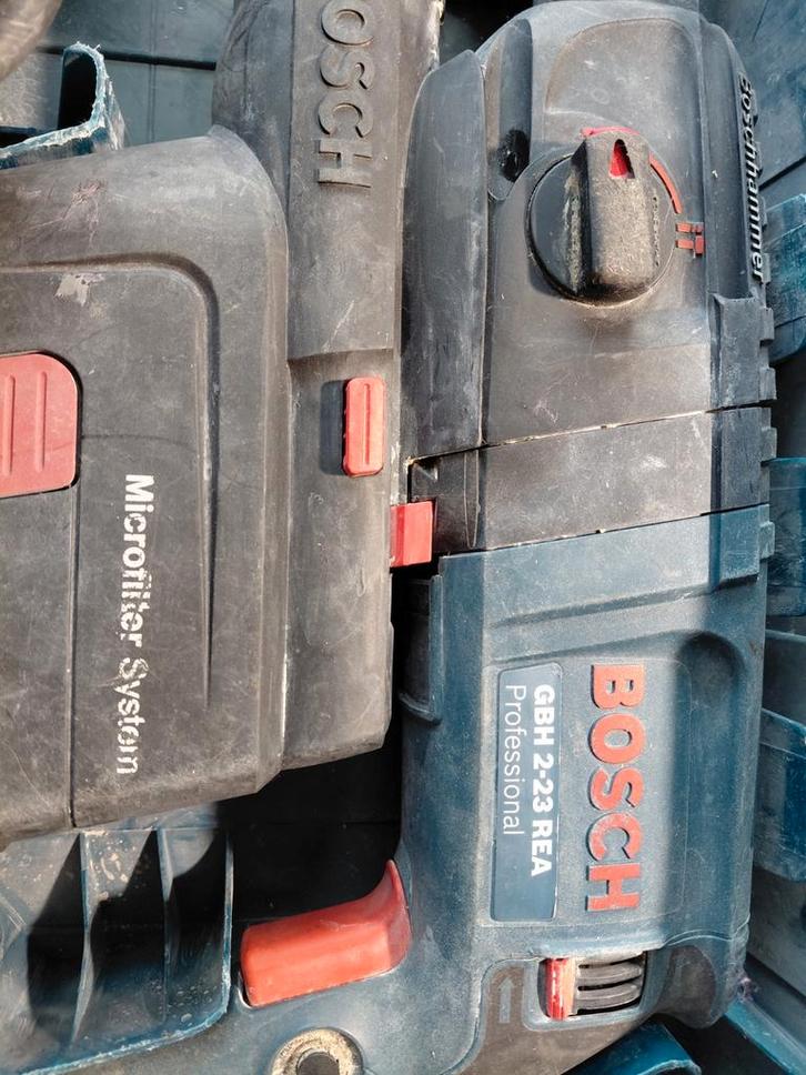 Bosch Blauw GBH 2-23 REA Boorhamer met Afzuiging (2), Doe-het-zelf en Verbouw, Gereedschap | Boormachines, Gebruikt, Boor- en/of Breekhamer