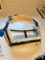 NIEUW leren halster met bont, Dieren en Toebehoren, Ophalen of Verzenden, Nieuw, Recreatie