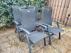 4 Hartman Da Vinci verstelbare tuinstoelen, Tuin en Terras, Ophalen, Gebruikt, Aluminium