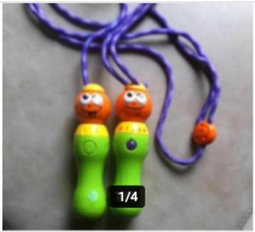 Springtouw 2 in 1 V tech vanaf 6 jaar + geluid beschikbaar voor biedingen
