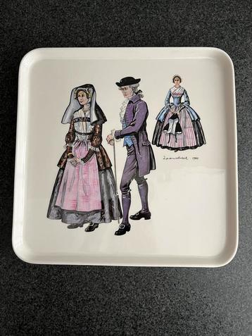 Villeroy & Boch Gebaksbord - Historische Figuren beschikbaar voor biedingen