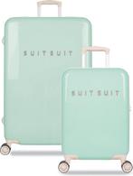 ✅NIEUW✅ SUITSUIT Fab Fifties Set 76/55 cm | Luminous Mint, Sieraden, Tassen en Uiterlijk, Koffers, Hard kunststof, 45 tot 55 cm
