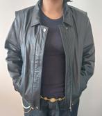 Zara 80s vintage style oversized real leather jacket S/M, Kleding | Dames, Ophalen of Verzenden, Zo goed als nieuw, Maat 36 (S)