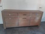 Dressoir eiken en tv meubel, Huis en Inrichting, Kasten | Dressoirs, Ophalen of Verzenden, Zo goed als nieuw, 25 tot 50 cm, 200 cm of meer