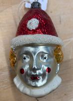 Kerstbal vintage echte oude clown Antieke kerstbal, Ophalen of Verzenden, Zo goed als nieuw