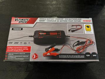 NIEUW Ultimate Speed Slimme acculader 12V 24V met stekker beschikbaar voor biedingen