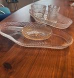Kristallen serveerschalen, Antiek en Kunst, Antiek | Glas en Kristal, Ophalen of Verzenden
