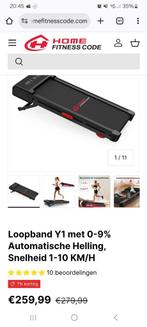 Loopband Y1 met helling max 145 kg + half jaar garantie, Ophalen, Zo goed als nieuw, Loopband
