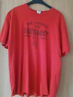 heren shirt KM may I suggest the sausage rood 2XL, Overige maten, Ophalen of Verzenden, Zo goed als nieuw, Pro weight