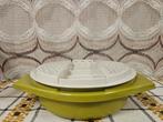 Tupperware vintage groene rasp/ schaaf mandoline, Huis en Inrichting, Keuken | Tupperware, Tupperware, Overige typen, Onbekend