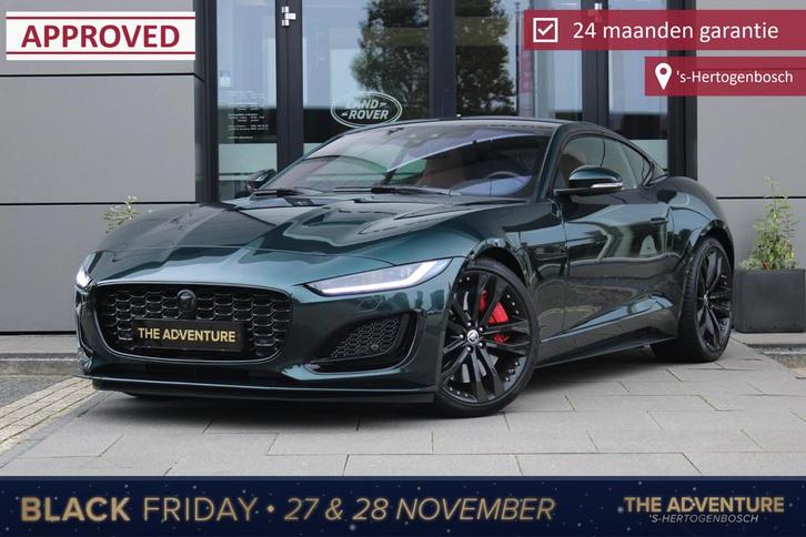 Jaguar F-TYPE P450 RWD 75 | SVO BRG | Extended Leather | Pan, Auto's, Jaguar, Bedrijf, Te koop, F-type, ABS, Achteruitrijcamera