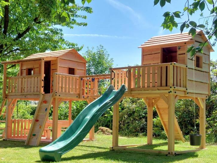 BOOMHUT BOSHUIS speeltorens speelhuis klimtoren speeltoestel, Kinderen en Baby's, Speelgoed | Buiten | Speeltoestellen, Nieuw