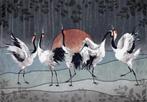 Kraanvogel behang Japanese Cranes, Vogel, Fotobehang4you, Vogelbehang, kraanvogel, trendy,, Minder dan 10 m², Verzenden