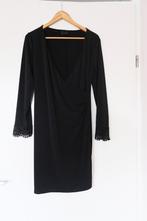 Zwarte jurk mt 40-42, Bonprix, Zwart, Maat 42/44 (L), Ophalen of Verzenden