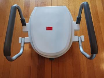 Toiletverhoger - WC Verhoger 10 cm met Armsteunen & Deksel beschikbaar voor biedingen