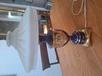 Tafellamp Limoges stijl melkglas kap 45cm hoog., Ophalen of Verzenden