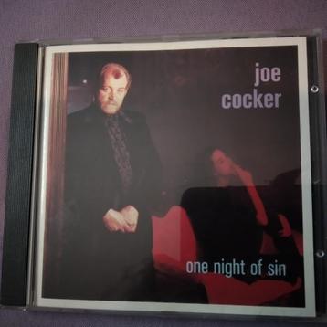 cd. joe cocker. one night of sin.  beschikbaar voor biedingen