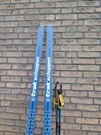 Te koop goede langlaufski's, 2.10m, bieden en ophalen, Sport en Fitness, Skiën en Langlaufen, Ophalen, Zo goed als nieuw, Ski's