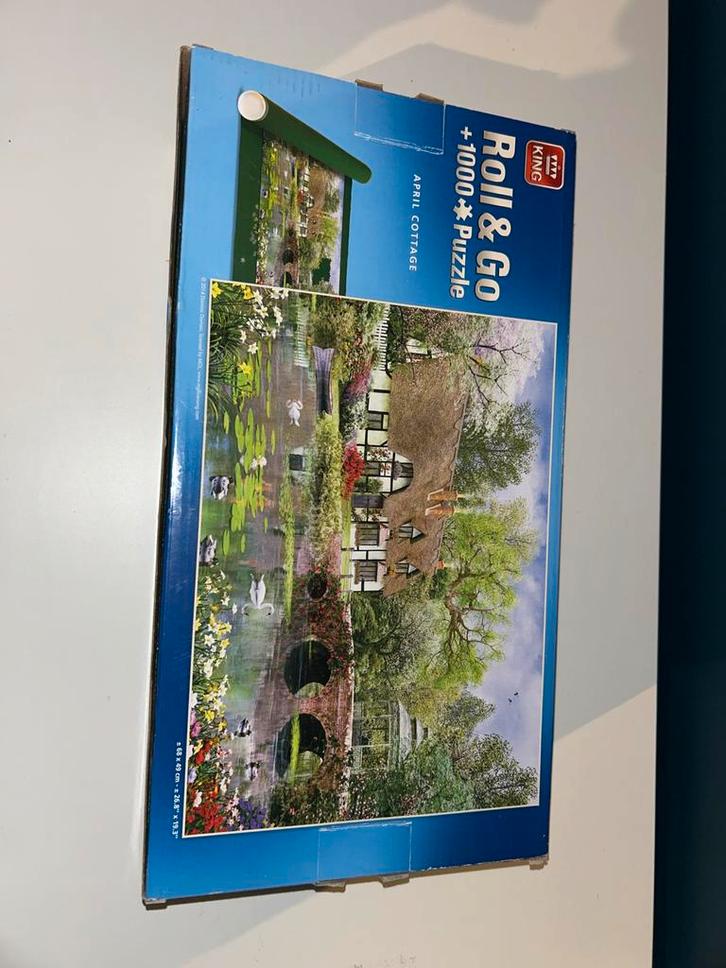 King Roll & Go Puzzel - 1000 stukjes, Hobby en Vrije tijd, Denksport en Puzzels, Nieuw, Legpuzzel, 500 t/m 1500 stukjes, Ophalen of Verzenden