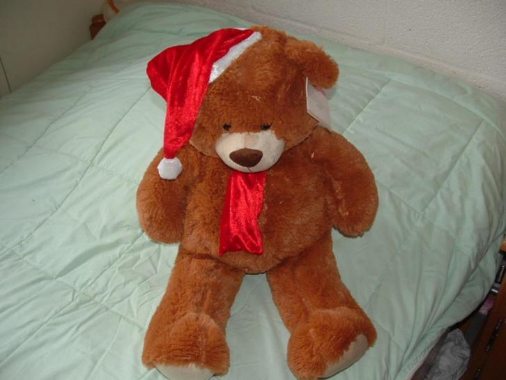JYSK BY SANTA CHRISTMAS COLLECTION BEER SAFRAN PLUCHE, Kinderen en Baby's, Speelgoed | Knuffels en Pluche, Nieuw, Overige typen