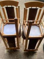 4 bruine stoelen, prima staat, Ophalen, Zo goed als nieuw, Bruin, Vier