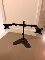 Dubbele Monitor Arm - Bureau Standaard, Computers en Software, Laptopstandaarden, Ophalen, Zo goed als nieuw, In diepte verstelbaar