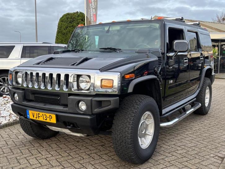 Hummer H2  6.0 V8 2006 55.000 KM TOPCONDITIE Youngtimer, Auto's, Hummer, Bedrijf, H2, Climate control, Elektrische ramen, Lederen bekleding