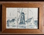 Delfts Blauw Tegeltableau Molen, Antiek en Kunst, Ophalen of Verzenden
