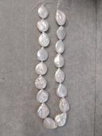 Platte parel ketting snoer, Ophalen of Verzenden