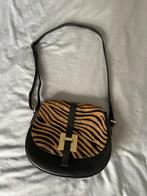 Schoudertasje met Zebraprint, Sieraden, Tassen en Uiterlijk, Tassen | Damestassen, Ophalen, Zo goed als nieuw, Zwart, Schoudertasje