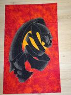 Afrikaanse schilderijdoek met afbeelding (75 x 46 cm), Huis en Inrichting, Woonaccessoires | Wanddecoraties, Ophalen of Verzenden