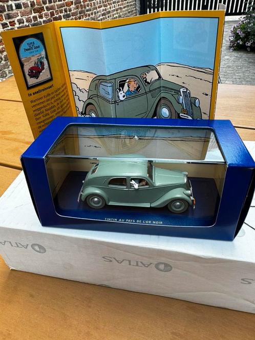 Kuifje auto lancia  1:43 atlas nieuw, Verzamelen, Stripfiguren, Nieuw, Kuifje, Ophalen of Verzenden